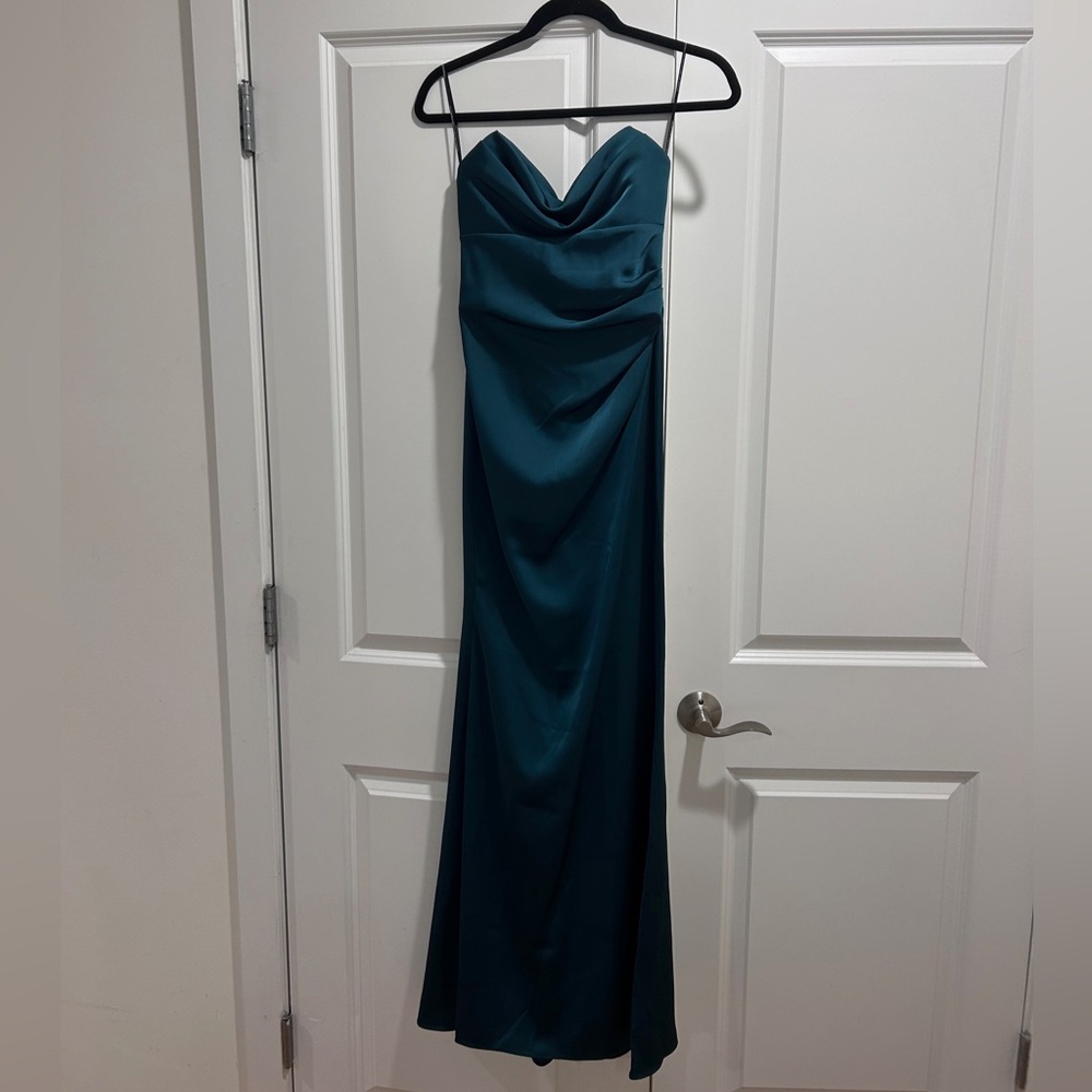 NWT Katie May Taylor Long Gown in Rainforest Green (XS) - Picture 4 of 11